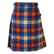 Skirt, Ladies Kilted (Apron Front), ICCA Tartan